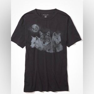 AE Oversized Wolf Graphic T-Shirt